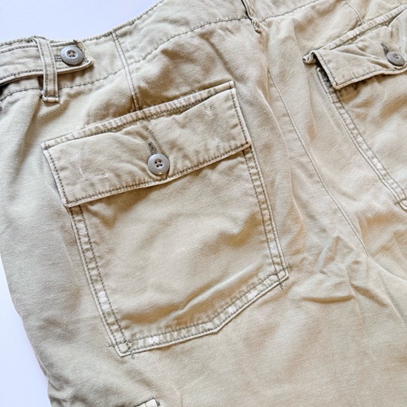 VNTG 2011 American Eagle Olive Green Cargo Pants - Straight Leg - Picture 8 of 15